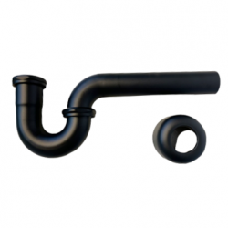 PTB0006 Brass P-Trap, 1-1/4" OD